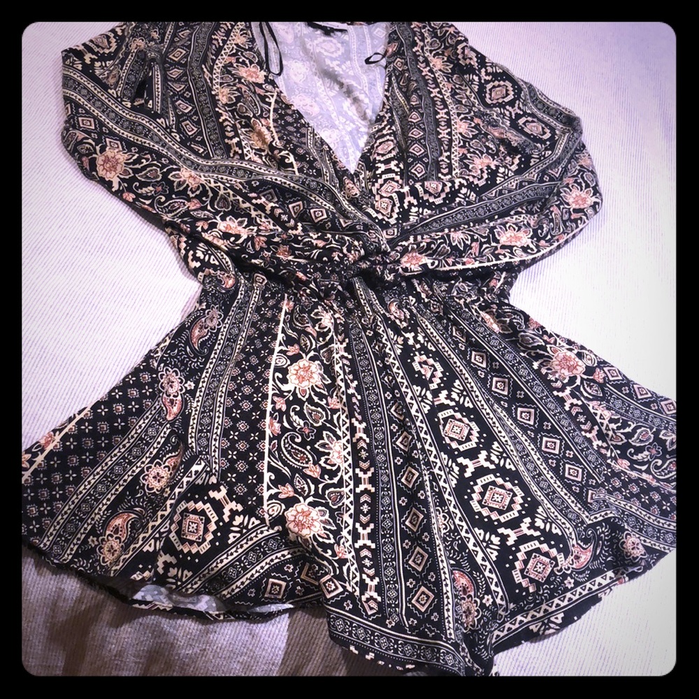 Long sleeve romper